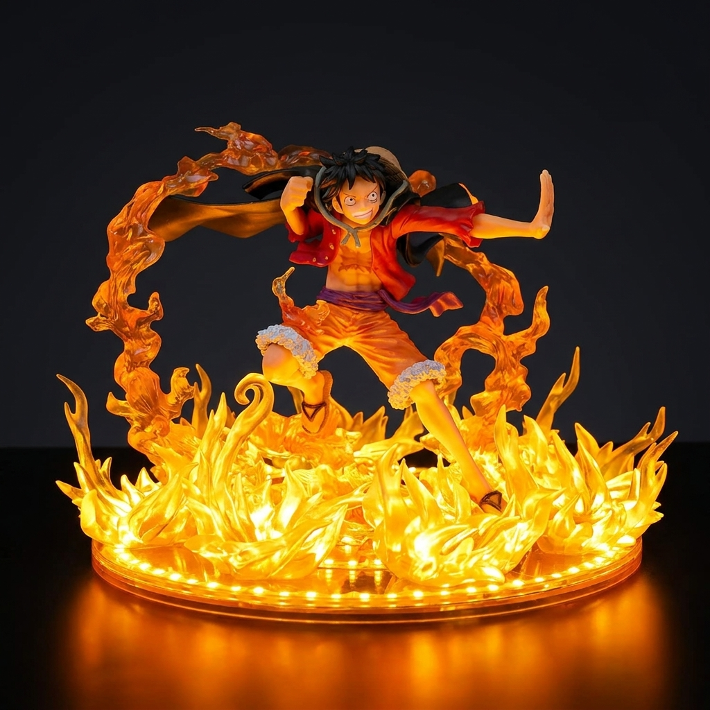 Luffy "Inherited Flame" LED Figurine Lamp