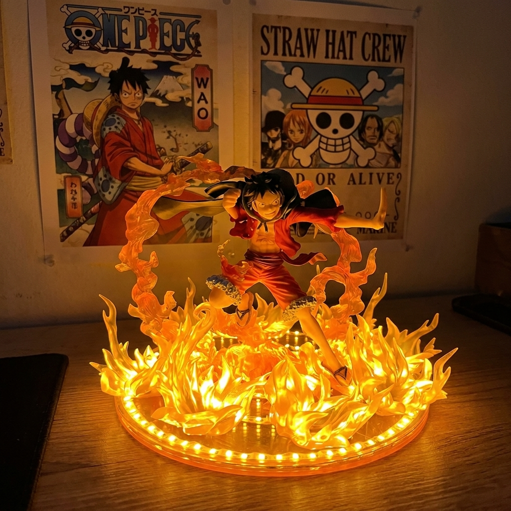 Luffy "Inherited Flame" LED Figurine Lamp